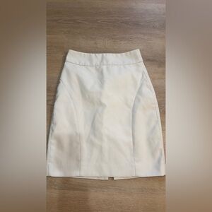 Banana Republic Cream Pencil Skirt